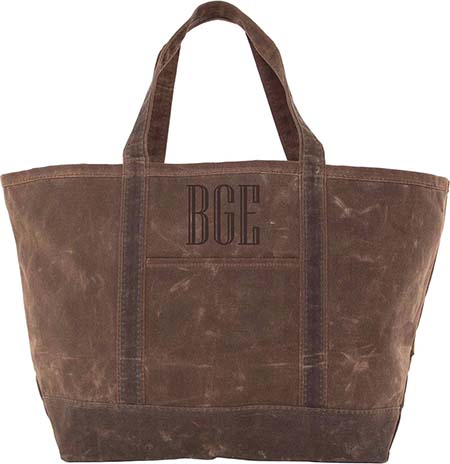 Khaki Waxed Large Classic Tote Bags by CB Station Khaki Waxed Large Classic Tote Bags by CB Station