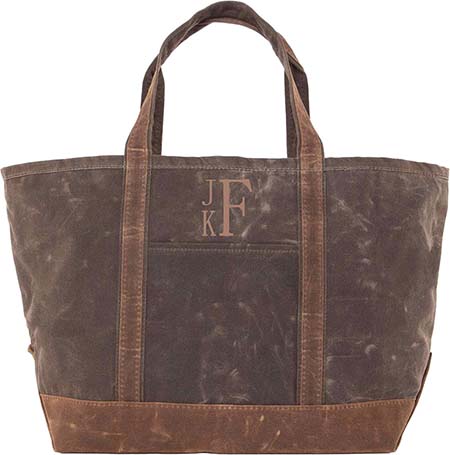 Olive Waxed Large Classic Tote Bags by CB Station Olive Waxed Large Classic Tote Bags by CB Station