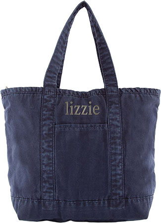 Navy Boardwalk Medium Tote Bags by CB Station Navy Boardwalk Medium Tote Bags by CB Station