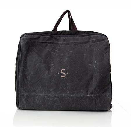 Black Waxed Garment Bag by CB Station