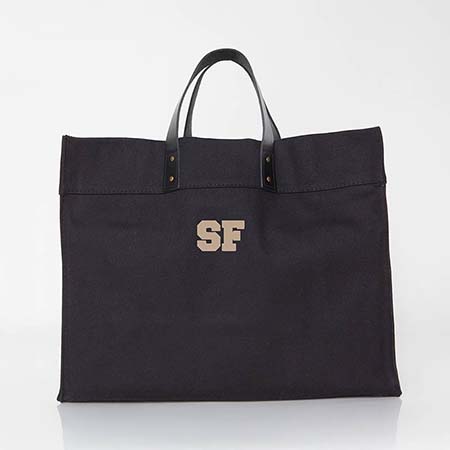 Solid Black City Charm Advantage Tote Bags by CB Station - San Francisco Solid Black City Charm Advantage Tote Bags by CB Station - San Francisco