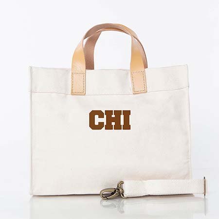 Natural City Charm Mini Advantage Tote Bags by CB Station - Chicago Natural City Charm Mini Advantage Tote Bags by CB Station - Chicago