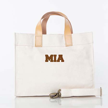 Natural City Charm Mini Advantage Tote Bags by CB Station - Miami Natural City Charm Mini Advantage Tote Bags by CB Station - Miami