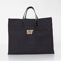 Solid Black City Charm Advantage Tote Bags by CB Station - San Francisco