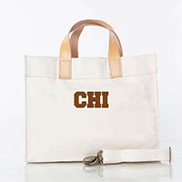 Natural City Charm Mini Advantage Tote Bags by CB Station - Chicago