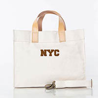 Natural City Charm Mini Advantage Tote Bags by CB Station - New York City