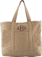 Sandstone Boardwalk Medium Tote Bags by CB Station