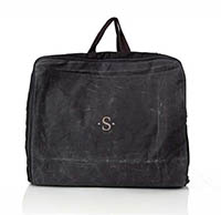 Black Waxed Garment Bag by CB Station