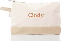 Safari Trimmed Makeup Bag by CB Station
