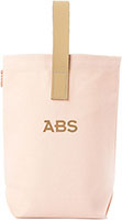 Powder Pink Leather-Grip Two Bottle Wine Carriers by CB Station