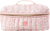 Powder Pink Block Print Train Case by CB Station