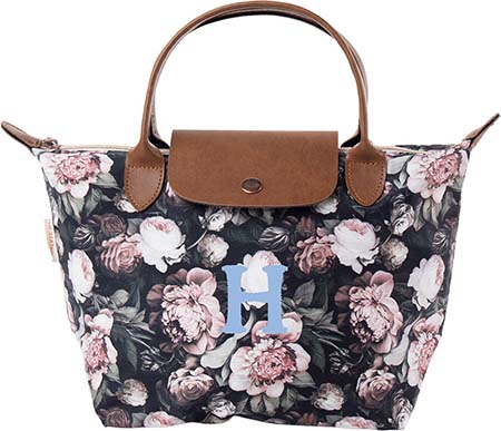 Vintage Rose City Canvas Zippered Tote Bags by CB Station