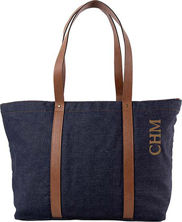Heritage Denim Weekender Tote Bag by CB Station