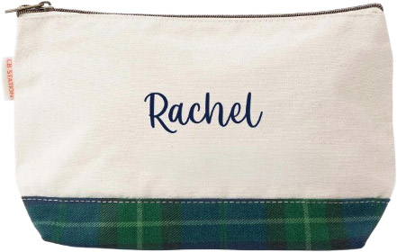 Blue Plaid Clutch by CB Station