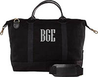 Solid Black Weekender Tote Bag by CB Station