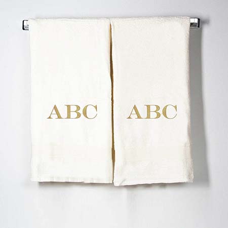 Ivory Cotton Bath Towels by CB Station