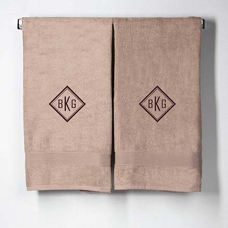 Taupe Cotton Bath Towels by CB Station