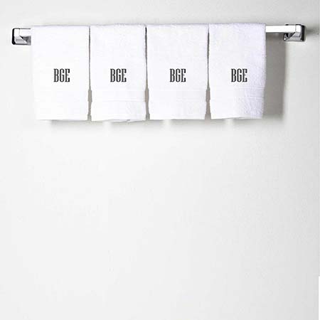 White Cotton Face Towels by CB Station