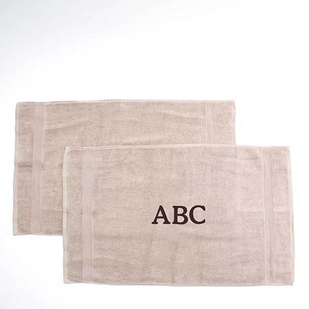Taupe Cotton Bath Mats by CB Station Taupe Cotton Bath Mats by CB Station
