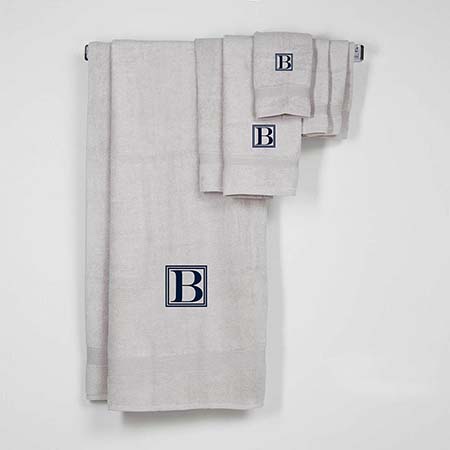 Gray 8-Piece Cotton Towel Sets by CB Station