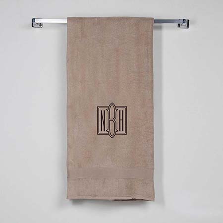 Taupe Cotton Bath Sheets by CB Station Taupe Cotton Bath Sheets by CB Station