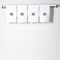 White Cotton Face Towels by CB Station