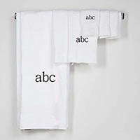 White 8-Piece Cotton Towel Sets by CB Station