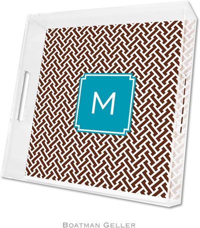 Boatman Geller Lucite Trays - Stella Chocolate (Square - Pre-Set) Boatman Geller Lucite Trays - Stella Chocolate (Square - Pre-Set)