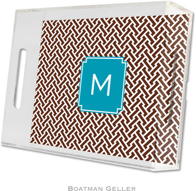 Boatman Geller Lucite Trays - Stella Chocolate (Small - Pre-Set) Boatman Geller Lucite Trays - Stella Chocolate (Small - Pre-Set)
