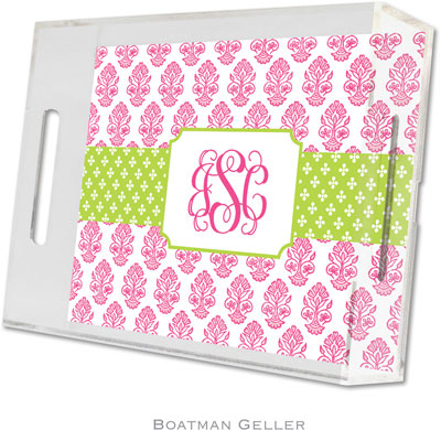 Boatman Geller Lucite Trays - Beti Pink (Small) Boatman Geller Lucite Trays - Beti Pink (Small)