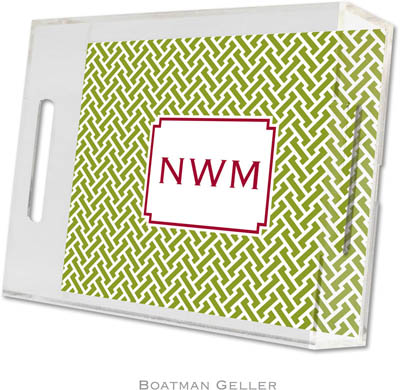 Boatman Geller Lucite Trays - Stella Jungle (Small - Panel) Boatman Geller Lucite Trays - Stella Jungle (Small - Panel)