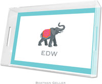 Boatman Geller Lucite Trays - Elephant (Large)