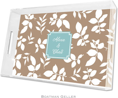 Boatman Geller - Create-Your-Own Personalized Lucite Trays (Silo Leaves - Large) Boatman Geller - Create-Your-Own Personalized Lucite Trays (Silo Leaves - Large)