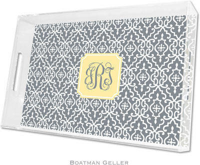 Boatman Geller - Create-Your-Own Personalized Lucite Trays (Wrought Iron - Large) Boatman Geller - Create-Your-Own Personalized Lucite Trays (Wrought Iron - Large)