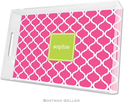 Boatman Geller - Create-Your-Own Personalized Lucite Trays (Ann Tile - Large) Boatman Geller - Create-Your-Own Personalized Lucite Trays (Ann Tile - Large)