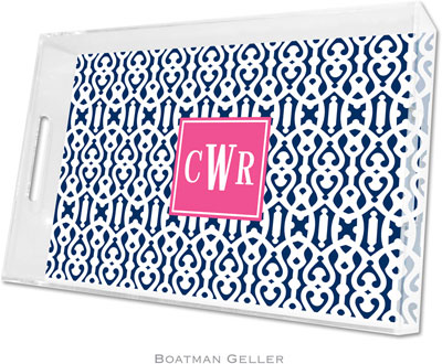 Boatman Geller - Create-Your-Own Personalized Lucite Trays (Cameron - Large) Boatman Geller - Create-Your-Own Personalized Lucite Trays (Cameron - Large)