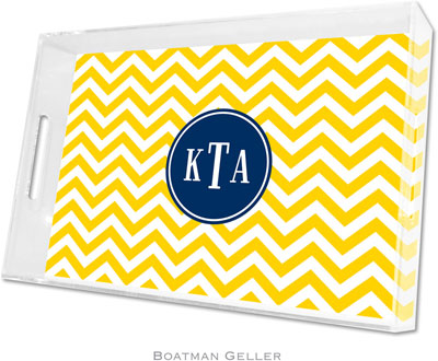 Boatman Geller - Create-Your-Own Personalized Lucite Trays (Chevron - Large) Boatman Geller - Create-Your-Own Personalized Lucite Trays (Chevron - Large)
