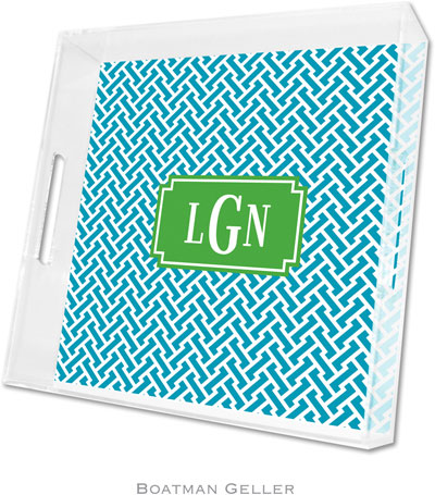 Boatman Geller - Create-Your-Own Personalized Lucite Trays (Stella - Square) Boatman Geller - Create-Your-Own Personalized Lucite Trays (Stella - Square)