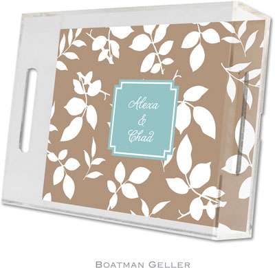 Boatman Geller - Create-Your-Own Personalized Lucite Trays (Silo Leaves - Small) Boatman Geller - Create-Your-Own Personalized Lucite Trays (Silo Leaves - Small)
