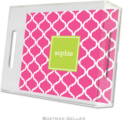 Boatman Geller - Create-Your-Own Personalized Lucite Trays (Ann Tile - Small) Boatman Geller - Create-Your-Own Personalized Lucite Trays (Ann Tile - Small)