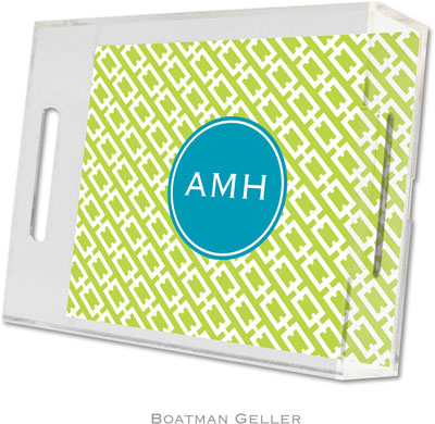 Boatman Geller - Create-Your-Own Personalized Lucite Trays (Chain Link - Small) Boatman Geller - Create-Your-Own Personalized Lucite Trays (Chain Link - Small)
