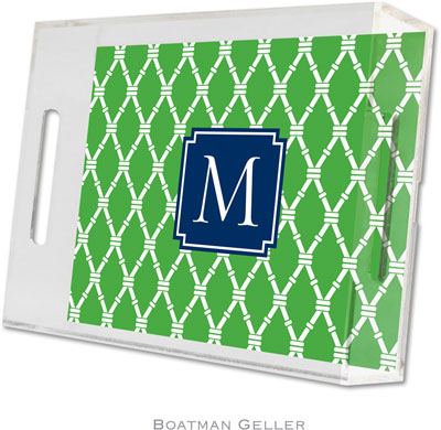 Boatman Geller - Create-Your-Own Personalized Lucite Trays (Bamboo - Small) Boatman Geller - Create-Your-Own Personalized Lucite Trays (Bamboo - Small)