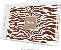 Boatman Geller - Create-Your-Own Personalized Lucite Trays (Zebra - Large)