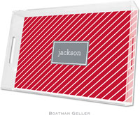 Boatman Geller - Create-Your-Own Personalized Lucite Trays (Kent Stripe - Large)