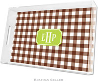 Boatman Geller - Create-Your-Own Personalized Lucite Trays (Classic Check - Large)