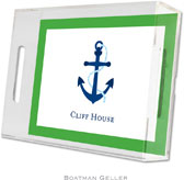 Boatman Geller - Create-Your-Own Personalized Lucite Trays (Icon with Border - Small)