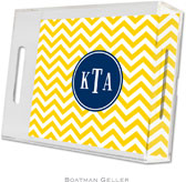 Boatman Geller - Create-Your-Own Personalized Lucite Trays (Chevron - Small)
