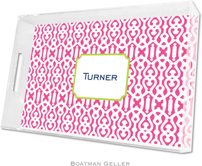 Boatman Geller - Create-Your-Own Personalized Lucite Trays (Cameron Raspberry - Large) Boatman Geller - Create-Your-Own Personalized Lucite Trays (Cameron Raspberry - Large)