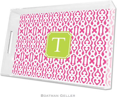 Boatman Geller - Create-Your-Own Personalized Lucite Trays (Cameron Raspberry Preset - Large) Boatman Geller - Create-Your-Own Personalized Lucite Trays (Cameron Raspberry Preset - Large)