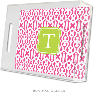 Boatman Geller - Create-Your-Own Personalized Lucite Trays (Cameron Raspberry Preset - Small) Boatman Geller - Create-Your-Own Personalized Lucite Trays (Cameron Raspberry Preset - Small)